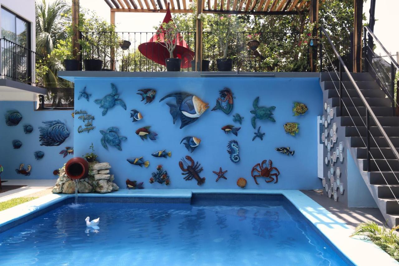 Hotel Casa Chukum Bacalar Exterior foto The pool at the home of the artist