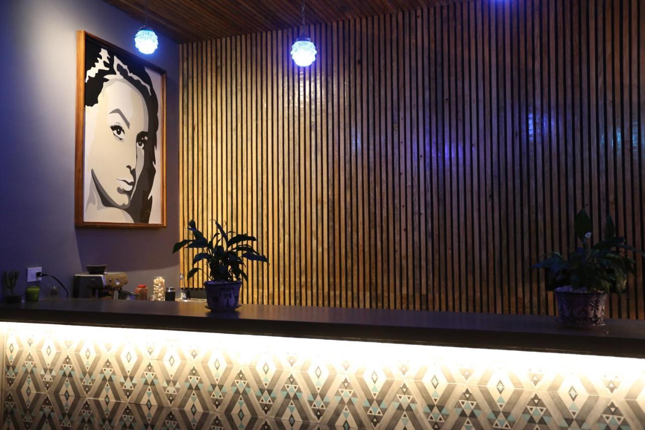 Hotel Casa Chukum Bacalar Exterior foto Reception desk at the hotel