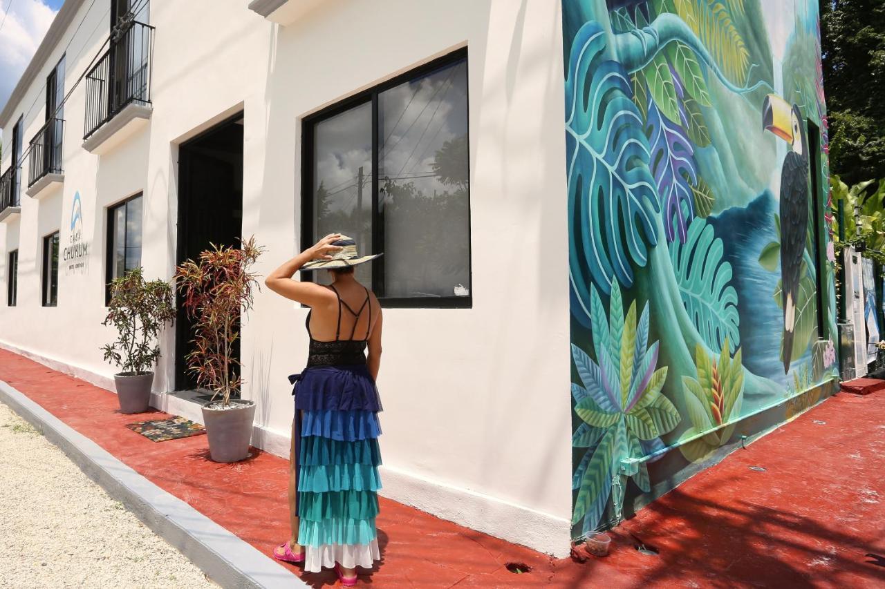 Hotel Casa Chukum Bacalar Exterior foto Mural in Tulum
